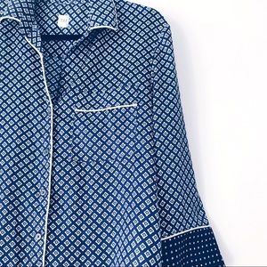 Satin PJ Style Blouse